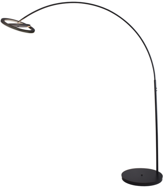 Esmee design vloerlamp boog zwart