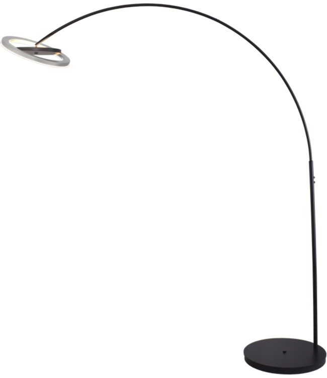 Esmee design vloerlamp boog rvs