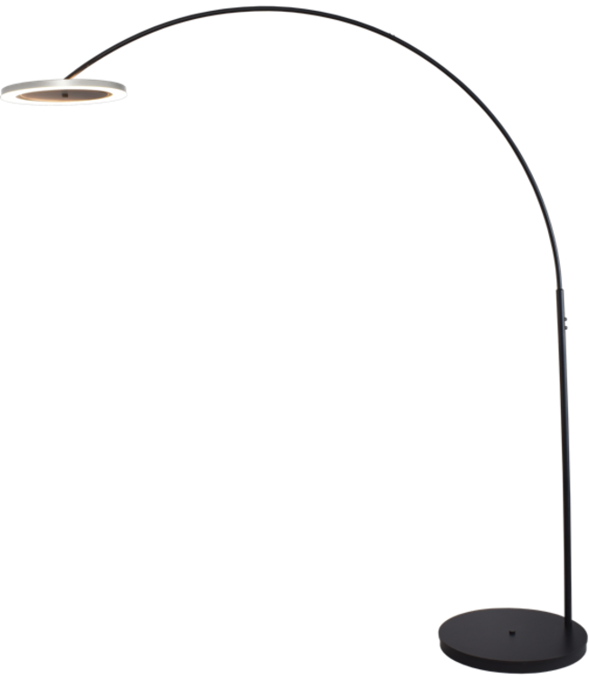 Esmee design vloerlamp boog rvs