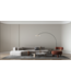 Masterlight Esmee design vloerlamp boog rvs