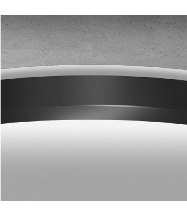 Platte plafondlamp klein 23cm