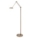 Highlight Minimalische leeslamp met knikarm dim to warm brons