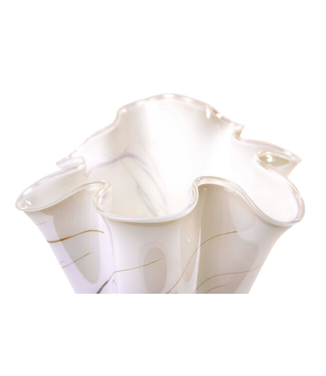 Handgemaakte italiaanse vaas Forrest Hoogte 28cm