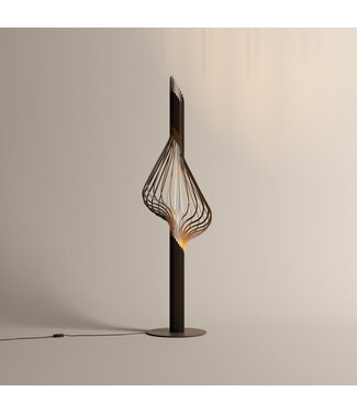 Ztahl Design vloerlamp Elba 195cm platinum
