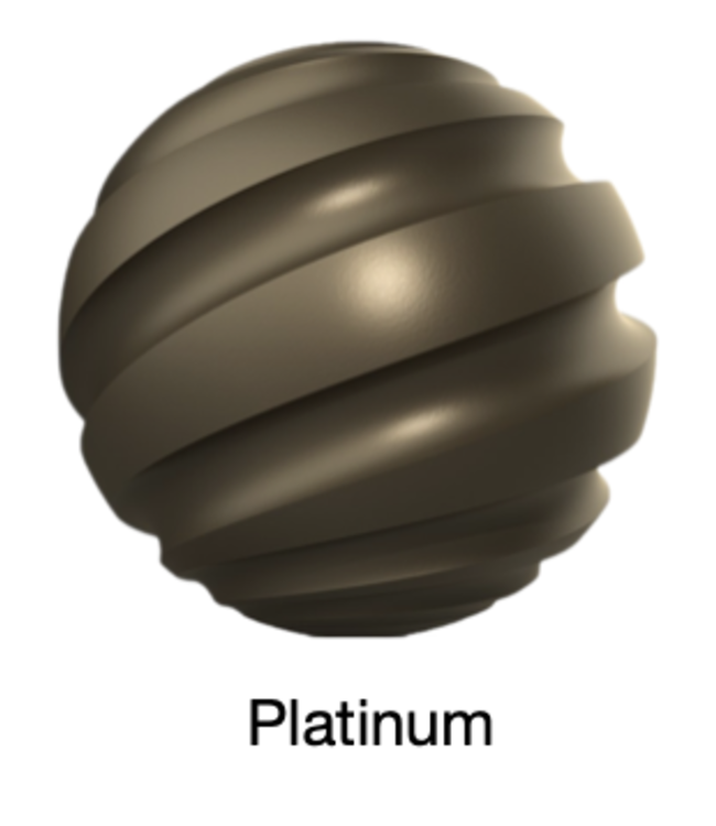 Design vloerlamp Elba 195cm platinum