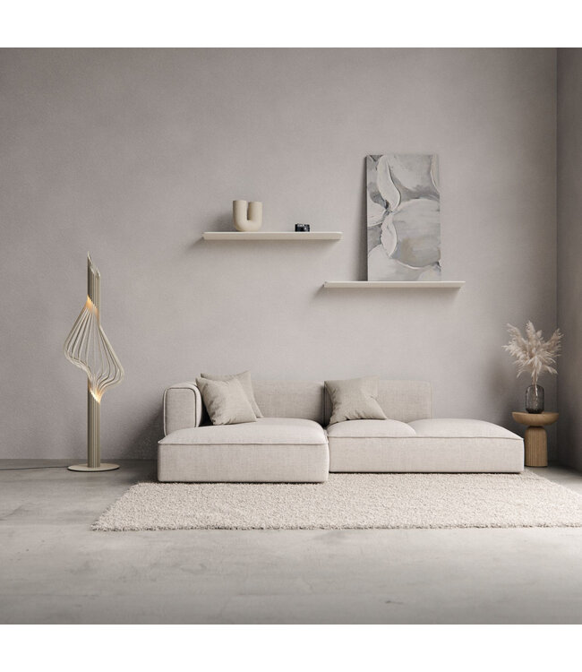 Design vloerlamp Elba 195cm quartz