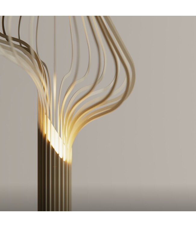 Design vloerlamp Elba 195cm quartz