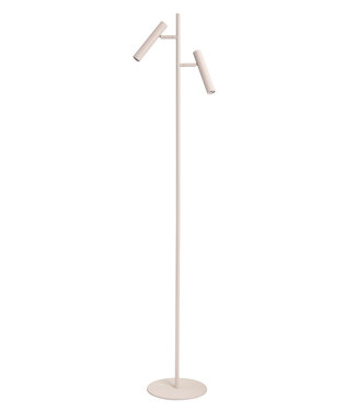 Highlight Vloerlamp lamp minimalistisch  2 lichts dimbaar -mat creme