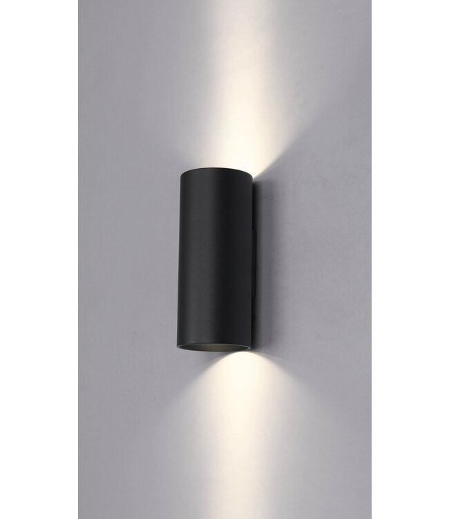 Wandlamp zwart  Roulo 2x gu10 rond