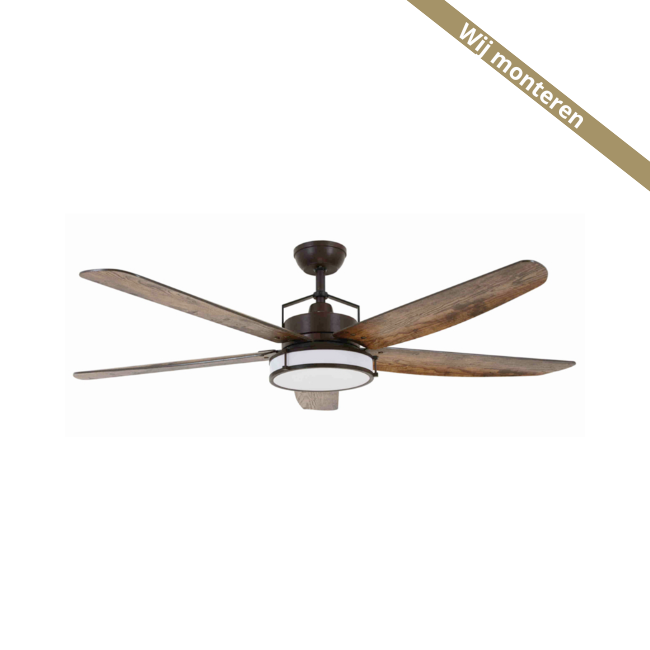 Vintage Plafond Ventilator met Licht en Afstandsbediening Gevlochten Plafondventilator met Lamp Woonkamer 6 Snelheid Stille Lamp Ventilator Plafond Omkeerbare Slaapkamer Ventilator met Lamp