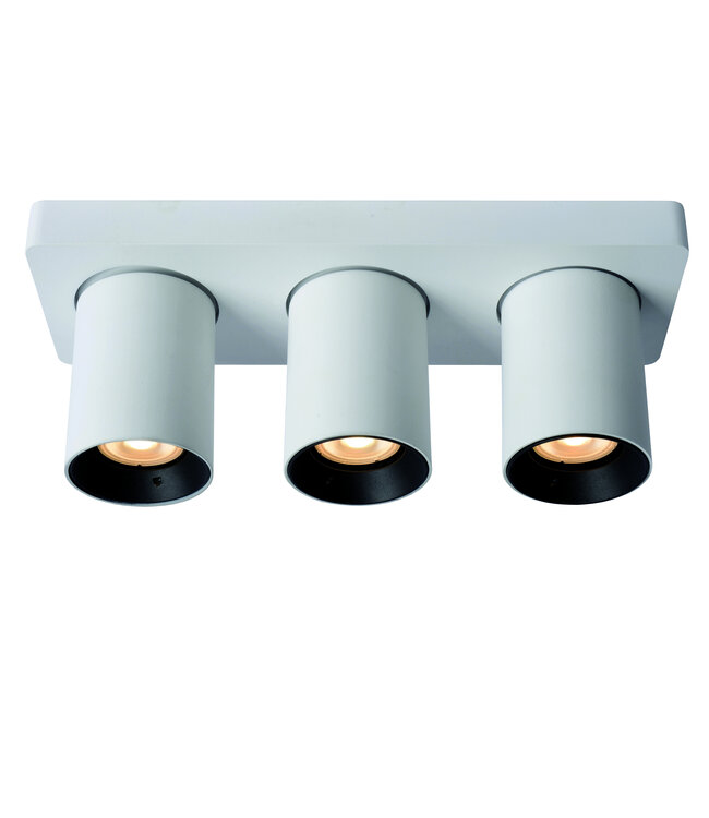 spot strak wit 3lichts balk MEGANO