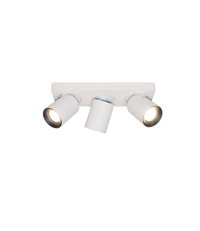 spot strak wit 3lichts balk MEGANO