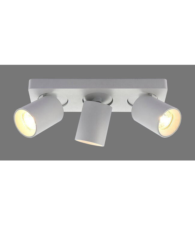 spot strak wit 3lichts balk MEGANO