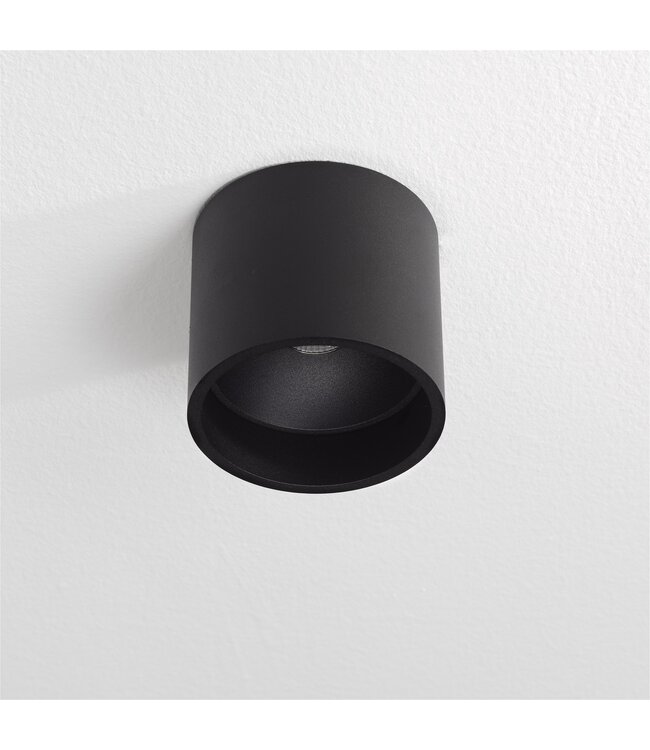Plafondlamp Ormond zwart  ø 11cm