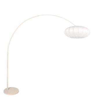 Booglamp verstelbaar creme incl witte kap
