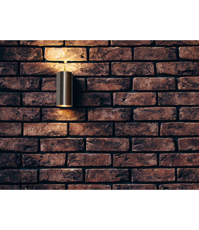 Wandlamp Aluminium  Brody  rond 2x 6w ingebouwd led  ip65