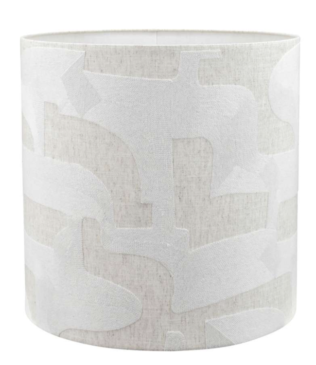 Toplicht Kap Linnen blanc   40cm H30cm witte  binnenkant