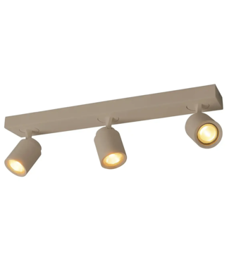 Freelight 3 lichts spot rechthoek beige/taupe gu10