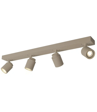 Freelight 2 lichts spot rechthoek beige/taupe gu10