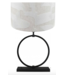 Toplicht Stoere tafellamp  incl ovale japandi kap 75cm hoog