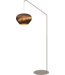 Masterlight Terra Beige booglamp met een Cartone kap H200cm