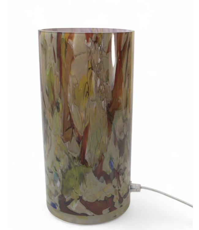 Lamp italiaansglas H30cm linea cilinder