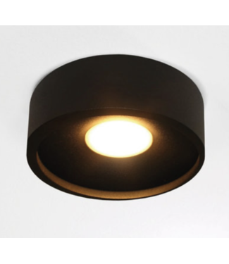 Artdelight Plafondlamp oran  zwart ø 12cm ip54