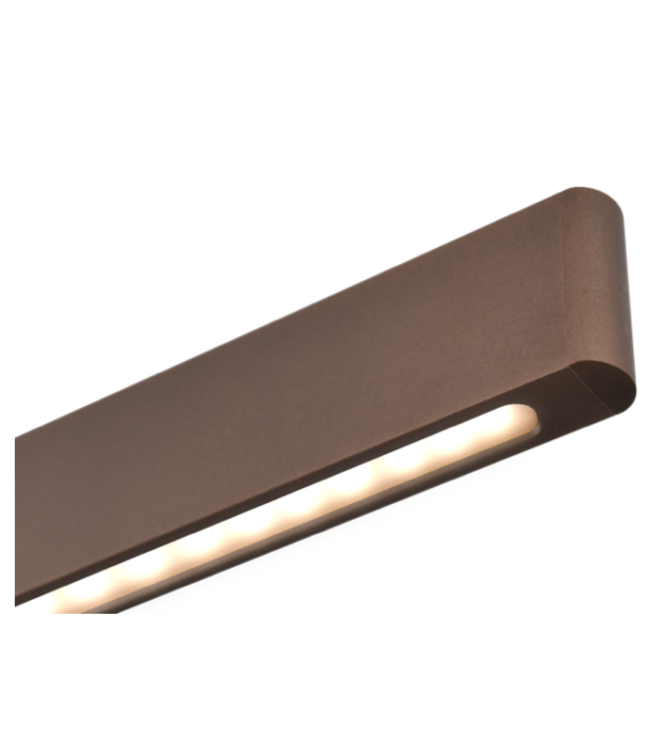 Hanglamp Atina 130cm cacao aan stangen  up en down DTW