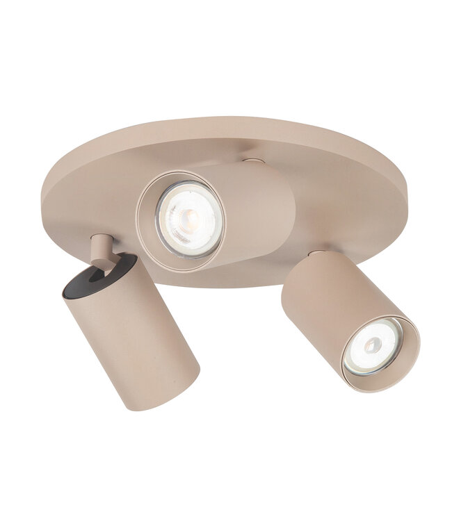 Highlight 3-lichts spot beige