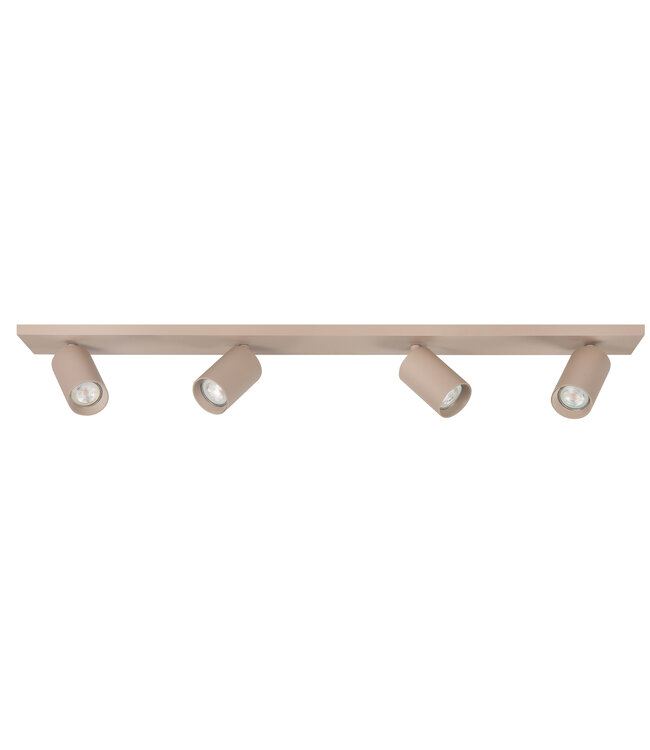4-lichts spot beige rechte plaat