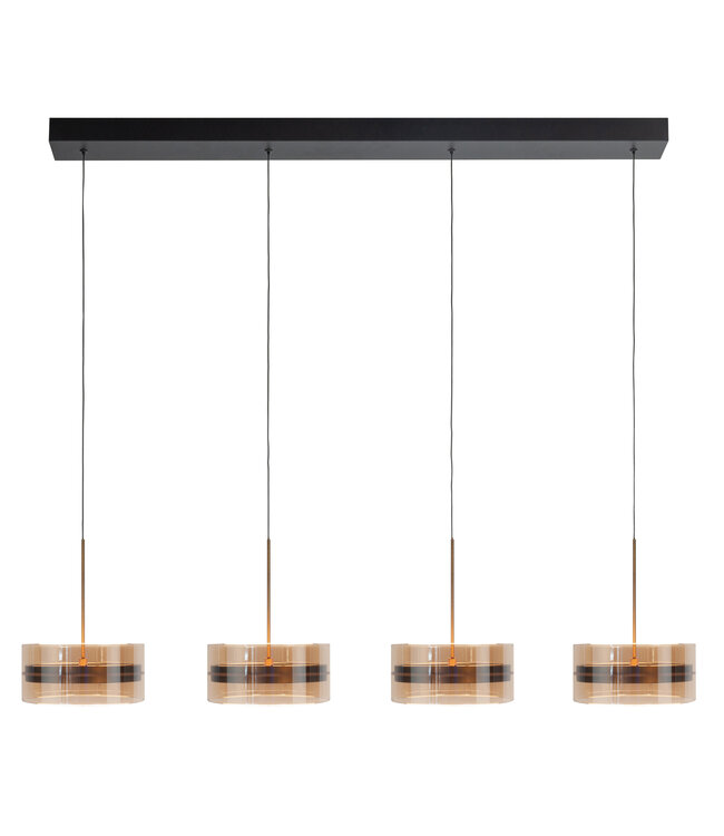 Highlight Hanglamp 4 lichts glas
