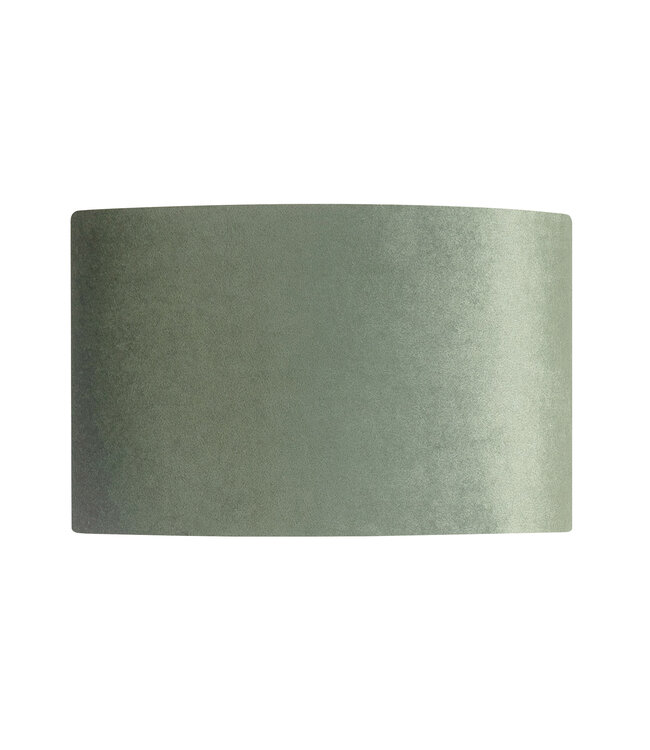 Velours kap rond olive on gold 35cm
