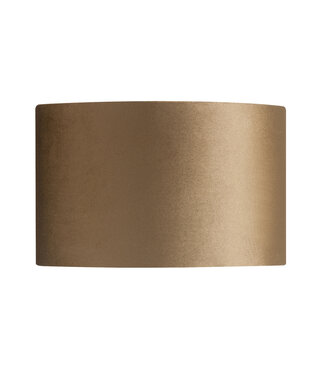 Highlight Velours kap rond Coffee on gold