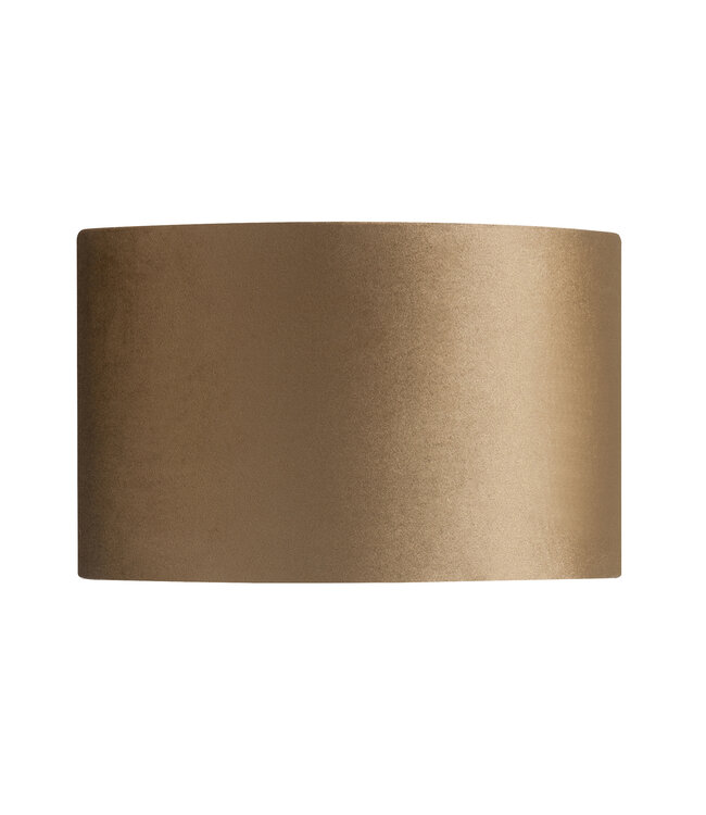 Velours kap rond Coffee on gold