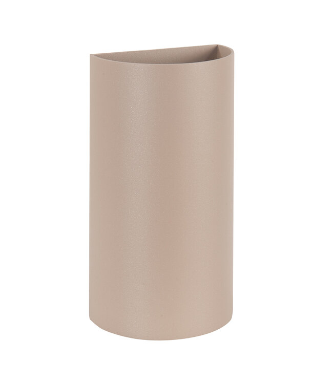 Halfronde  wandlamp Hera beige