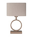 Highlight Tafellamp Siena beige met bijpassende kap