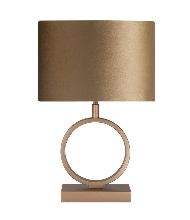 Highlight Tafellamp Siena goud met gouden kap