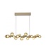 Neuhaus Pure  Hanglamp met amber bollen in hoogte verstelbaar