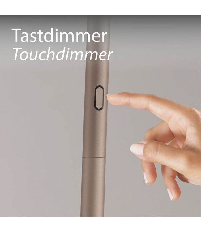 Vloerlamp Pure Moon met luxe  Italiaans glas