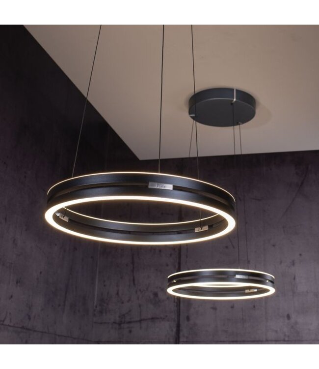 Hanglamp pure e-loop  mystic grey 50cm traploos  in hoogte verstelbaar