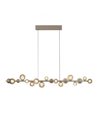 Neuhaus Pure  Hanglamp 180cm met amber bollen in hoogte verstelbaar