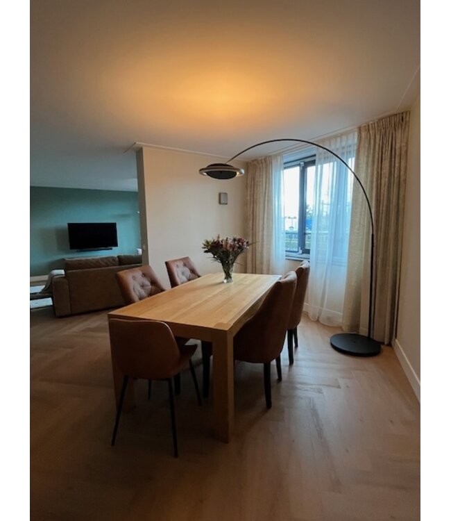 Esmee design vloerlamp boog goud