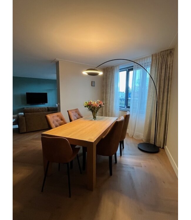 Esmee design vloerlamp boog goud