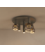 Ztahl Riva plafondlamp Quartz inclusief 3x segula 2x spot ø50cm