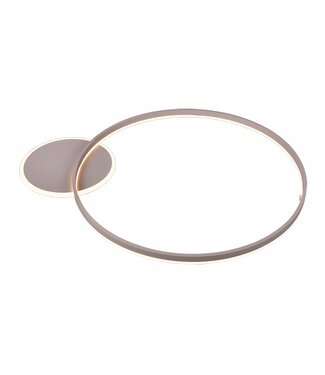 Freelight Plafondlamp ringen  80cm- 34cm Taupe