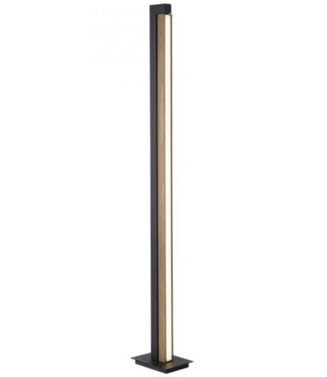 Vloerlamp Pure Lines Oak Graphite draaibaar dimbaar H140cm - Copy