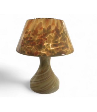 Loranto Italiaanse glazen lamp multicolor zand