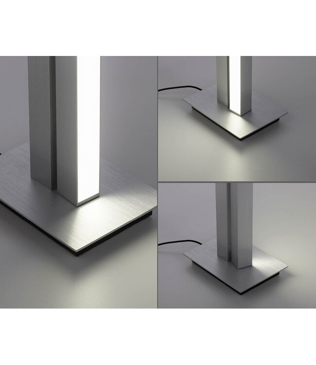 Vloerlamp Pure Lines Alu draaibaar dimbaar H140cm
