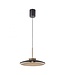 Neuhaus Pure  Hanglamp 50cm verstelbaar Taupe met smoke italiaans glas