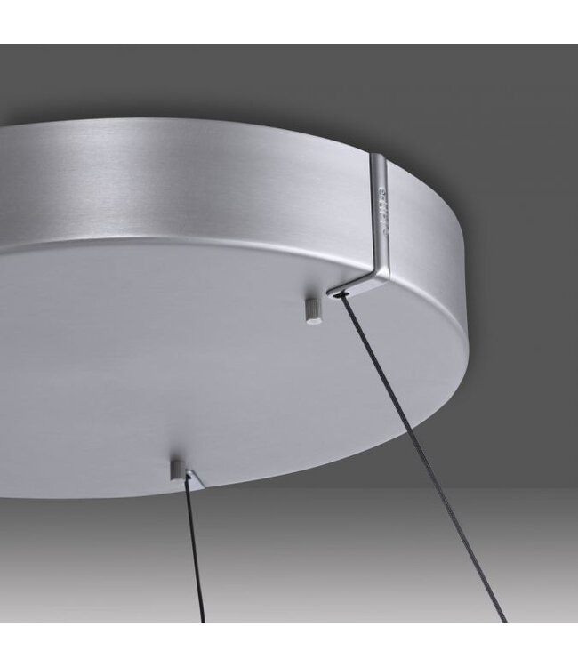 Hanglamp pure e-clipse stone alu  50cm traploos in hoogte verstelbaar